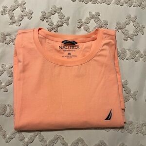 Nautica Men's Peach T-Shirt